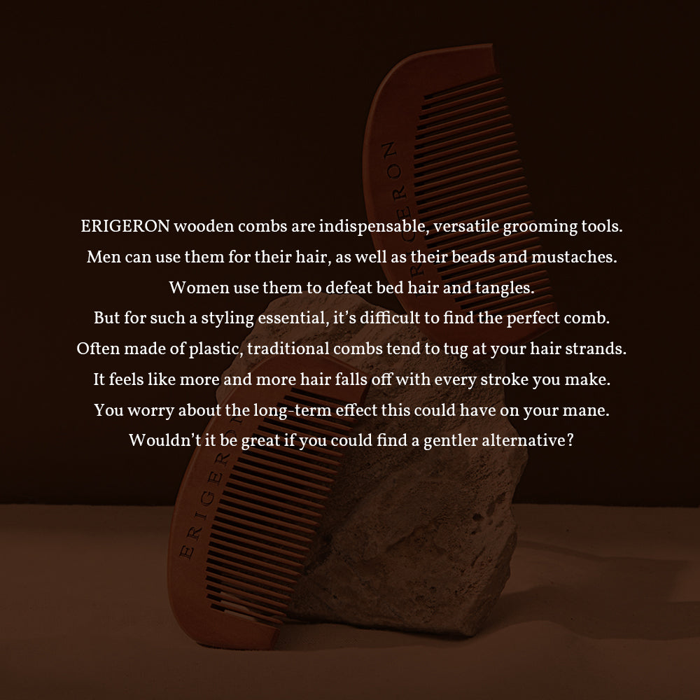 Wooden Wide Tooth Comb