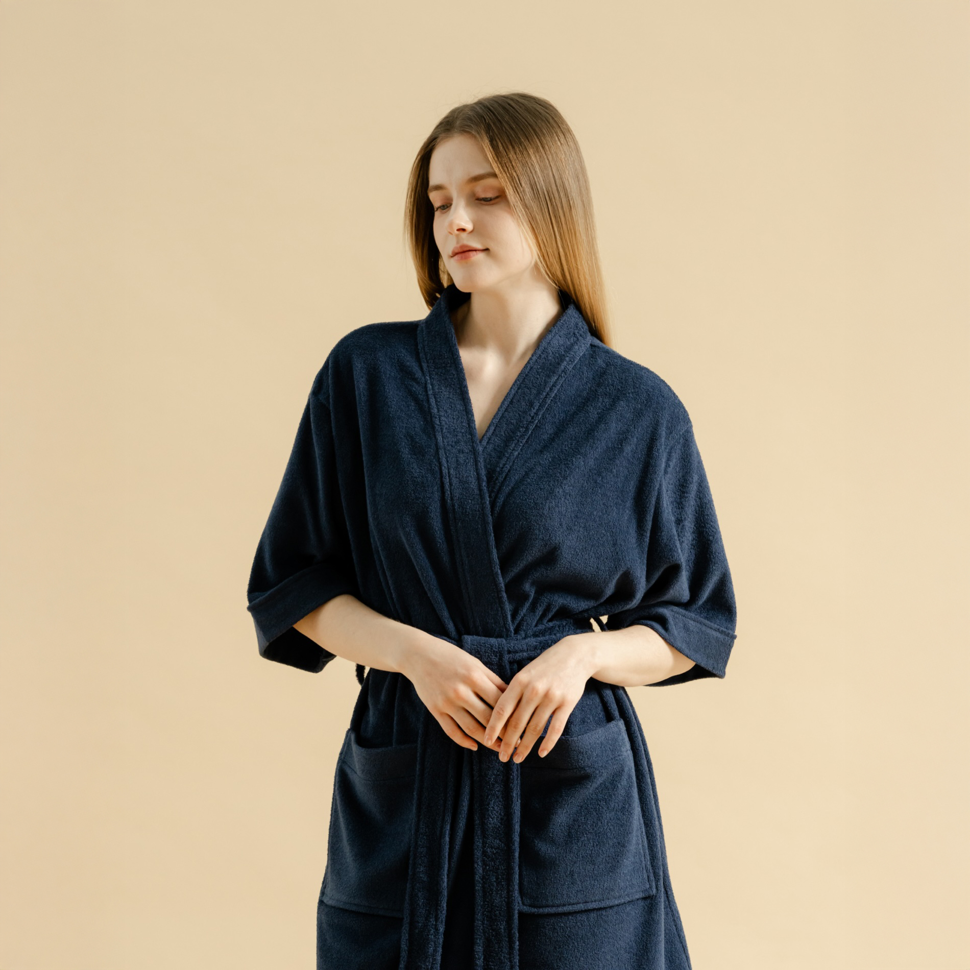 Terry modal Short Robe