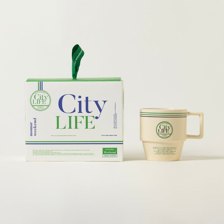 momur 'weekend 6' City Life Mug Gift Box