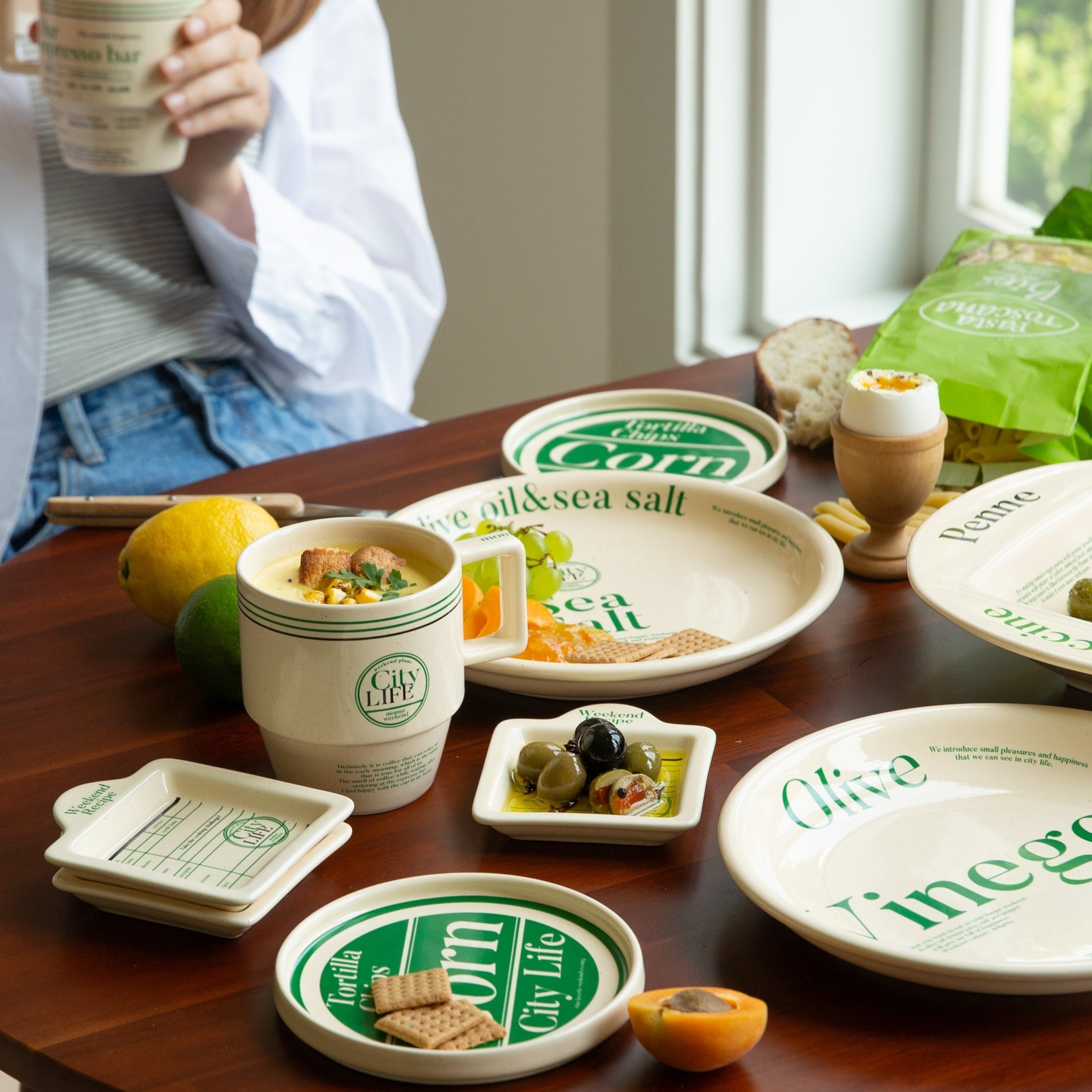 momur 'weekend 6' City Life Snack Plate