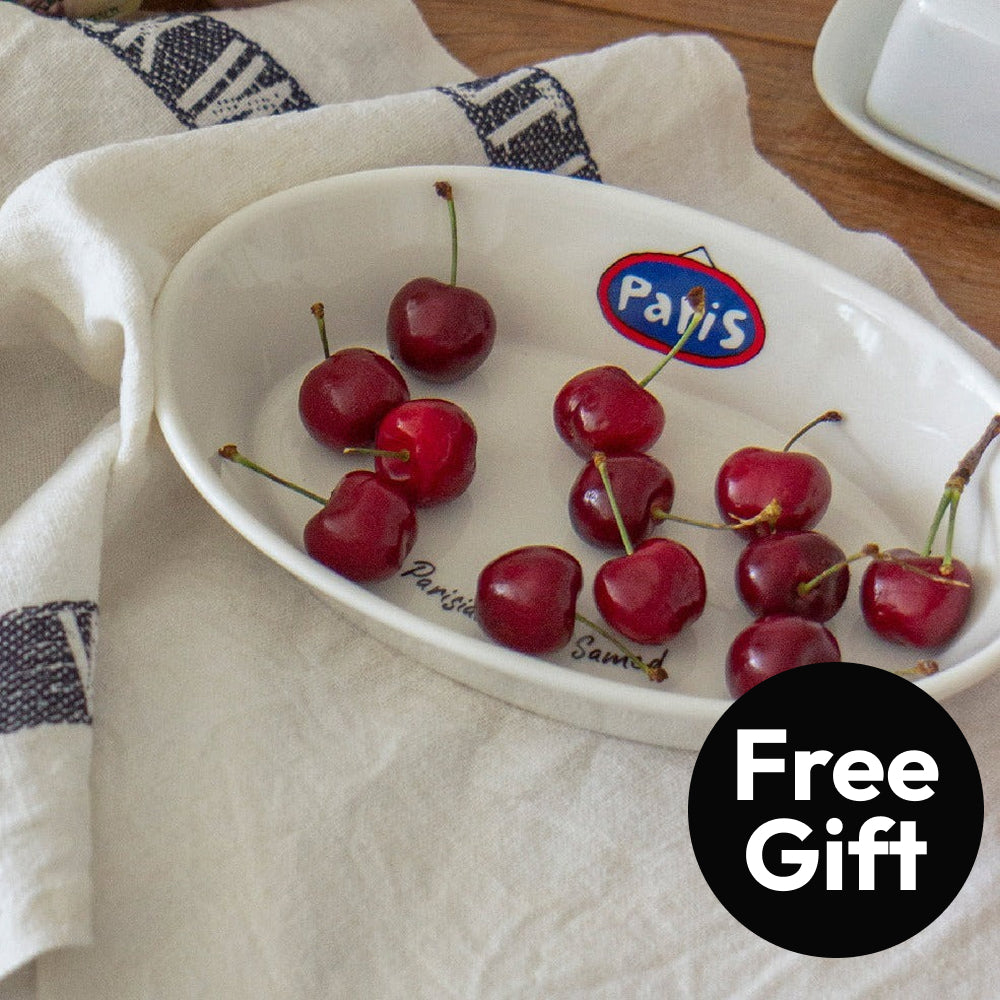 파리 딥 오벌 플레이트