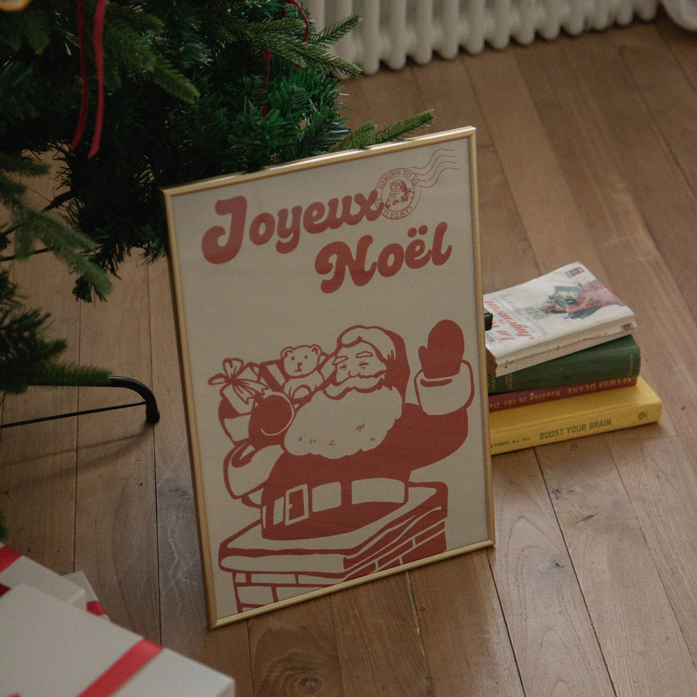 Classic Santa Poster (A3 Size / unframed)