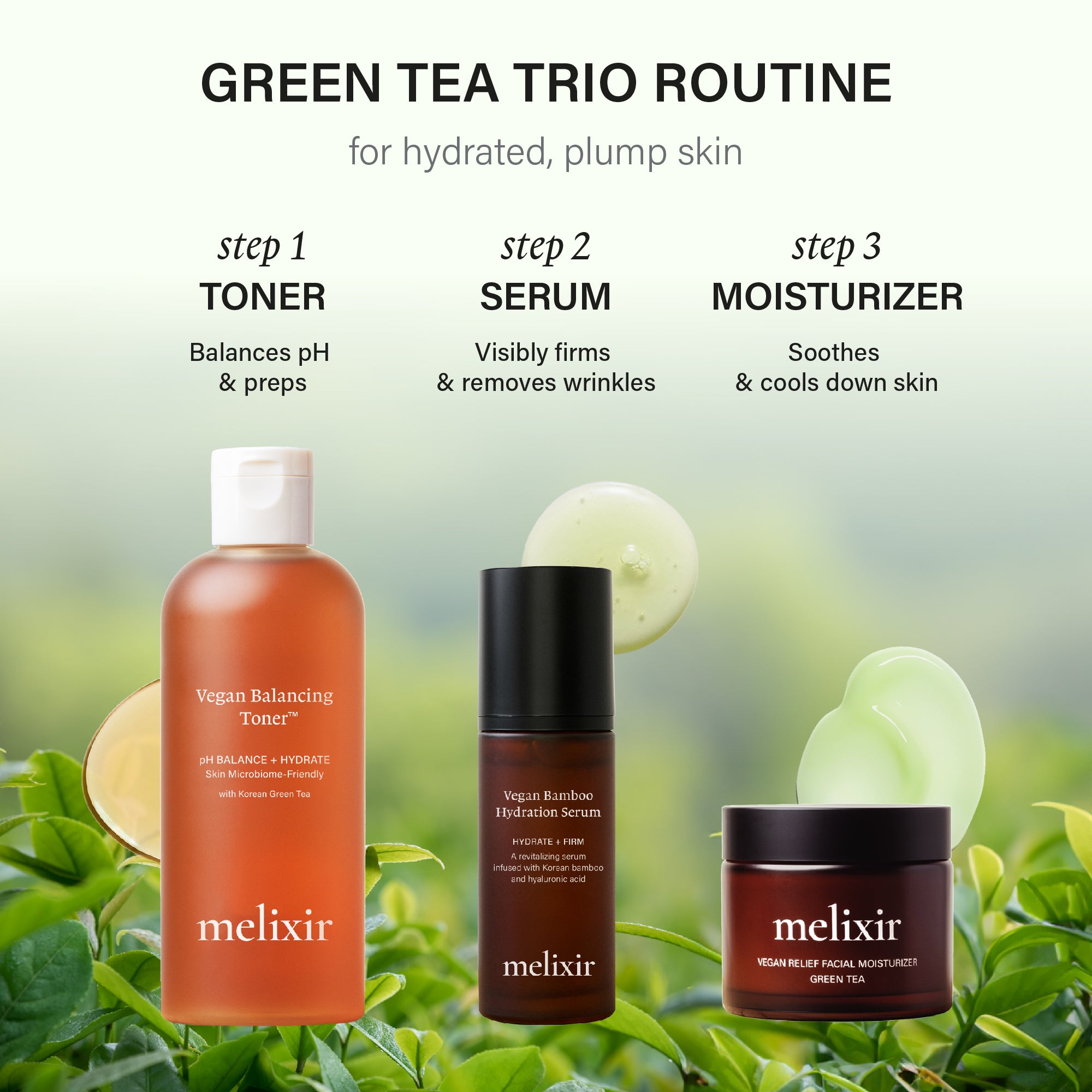 Melixir Green Tea Relief Facial Moisturizer(2.7 fl. oz./80ml)