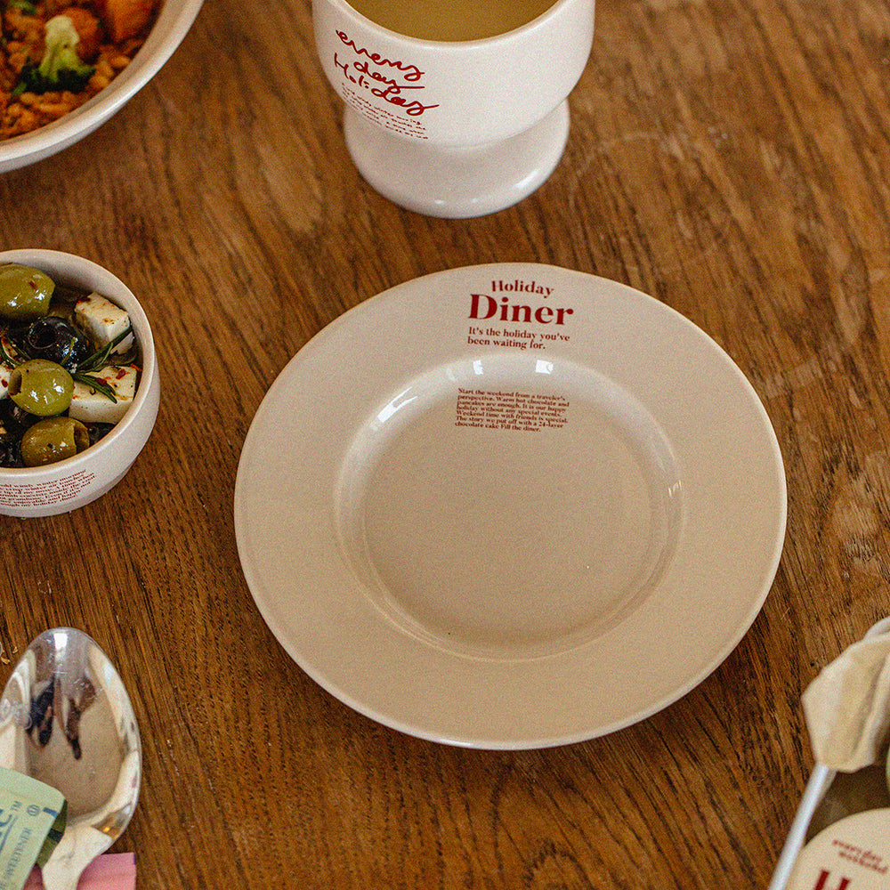[weekend 7] Diner Saucer Plate