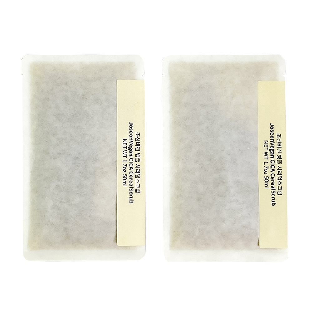 Yeonji CICA Cereal Scrub (Refill-type cosmetics made from paper) - Slowrecipe