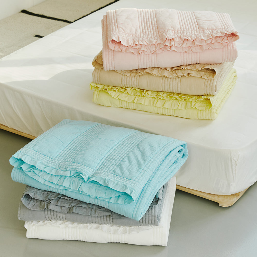 Pigment Washing Cotton Blanket (11colors)