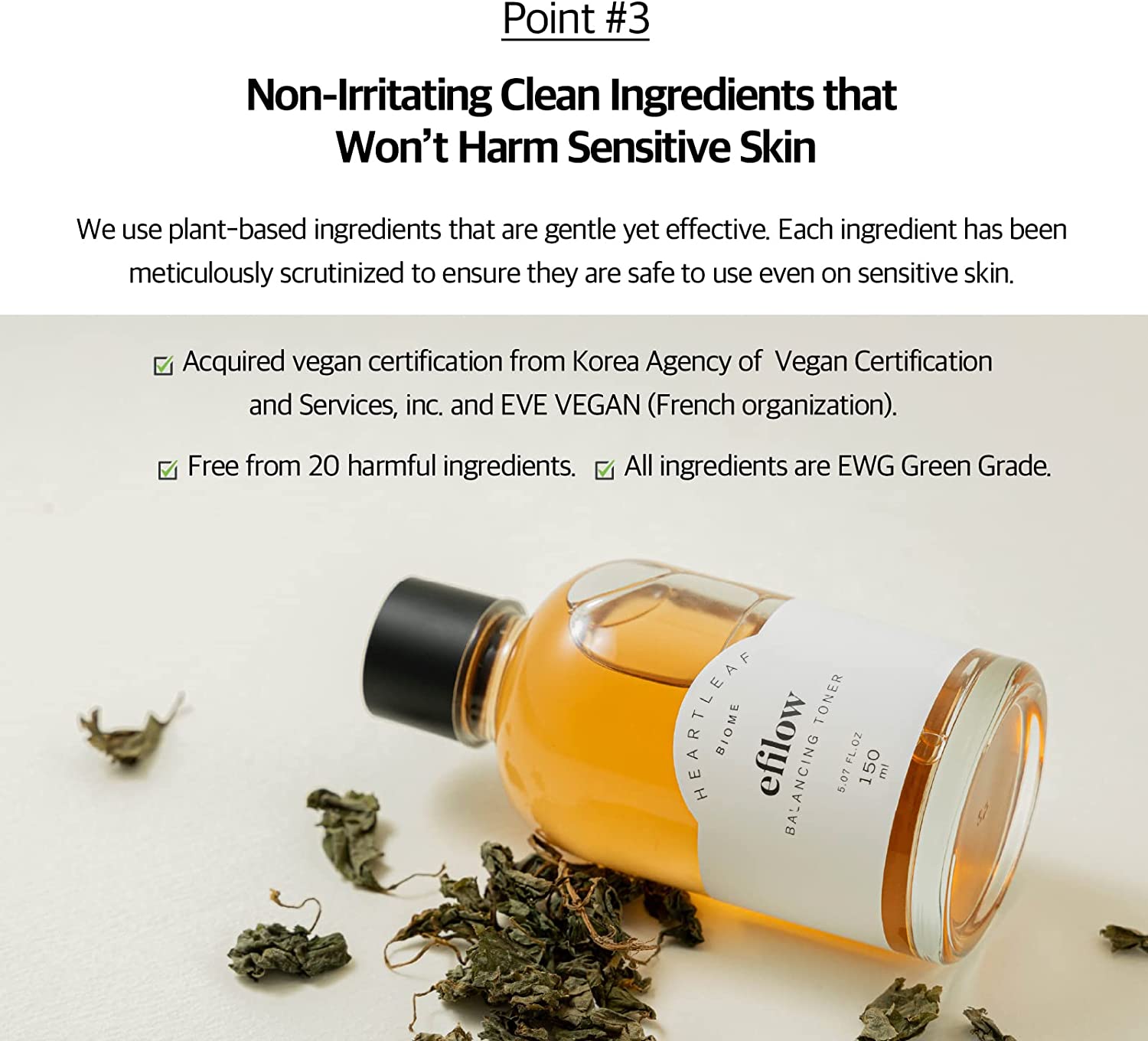 efilow Heartleaf Biome Balancing Toner - Slowrecipe