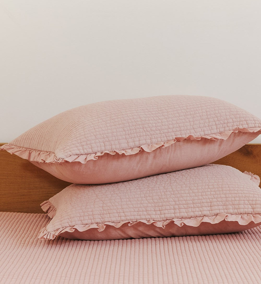 Frill Pigment Washing Pillow Cover (11colors)