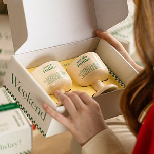 momur 'weekend 4' Holiday Wine Cup GIFT BOX