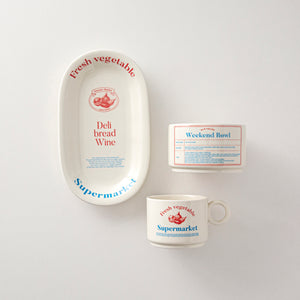 momur 'weekend 3' Oval Plate